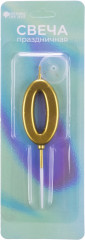 Свеча для торта «Цифра 0» - Фото 1