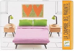 Мебель для кукольного дома «Спальня родителей» - Фото 1