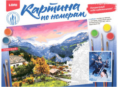 Картина по номерам «Воительница» - Фото 2