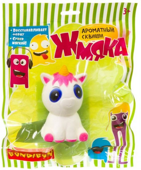 Сквиш-игрушка «Розовый единорог»