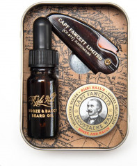 Набор подарочный для ухода за бородой и усами «Booze & Baccy by Ricki Hall» - Фото 1