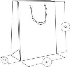 Набор пакетов подарочных «Бабочка в цветах» - Фото 3