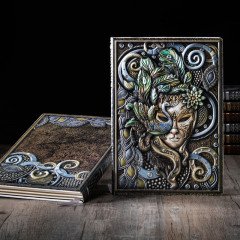 Блокнот с 3D-обложкой «Венецианская маска» - Фото 1