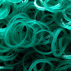 Набор резинок для плетения браслетов, мятный - Фото 1