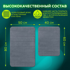Комплект ковриков для ванной «Memory Effect» - Фото 3