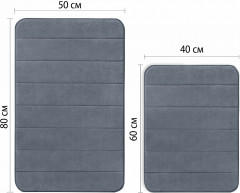 Комплект ковриков для ванной «Memory Effect» - Фото 8