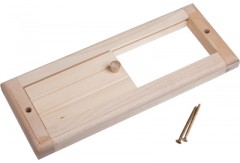 Вентиляционная решетка с задвижкой (31,5х16,5 см) - Фото 1