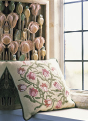 Декоративное вышивание по канве по мотивам рисунков Уильяма Морриса - Фото 7