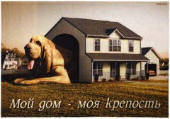 Коврик влаговпитывающий «Моя крепость» (60х90 см) - Фото 1