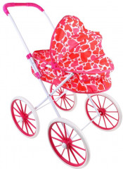 Коляска-люлька для кукол «Сердца» - Фото 1