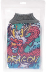 Мочалка-варежка для тела скрабирующая «Dragon» - Фото 3