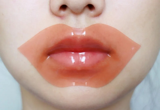 Патчи для губ гидрогелевые с экстрактом розы