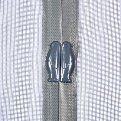 Сетка-штора на дверь противомоскитная (2 шт, 45х210 см)