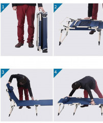 Раскладушка с регулируемым подголовником - Фото 6