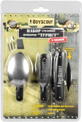 Набор складных столовых приборов «Турист» - Фото 1