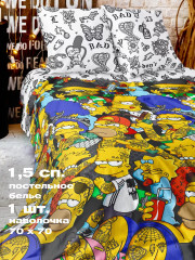 Комплект постельного белья «Симпсоны» - Фото 2