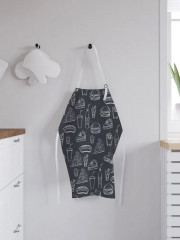 Фартук «Бледный фаст-фуд» - Фото 1