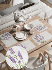 Набор салфеток сервировочных «Лаванда у забора» - Фото 1