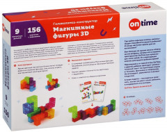 Игрушка развивающая и обучающая, «Магнитные фигуры 3D» - Фото 1
