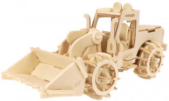 Модель сборная деревянная «Бульдозер» - Фото 1