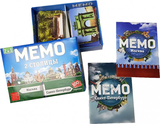 Игра настольная «Мемо. Две столицы»