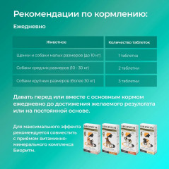 Смесь кормовая для шерсти собак с фитокомплексом «Фитомины форте» - Фото 3