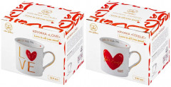 Набор кружек «Love и сердце» - Фото 4