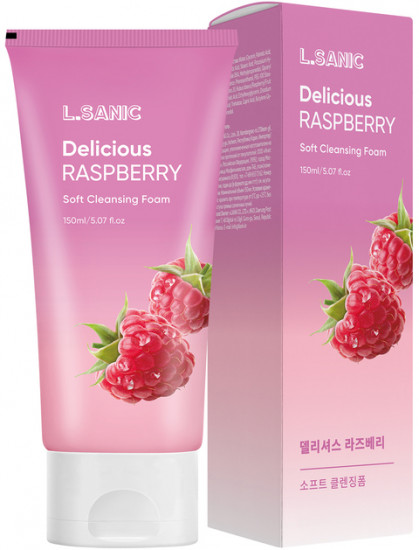 Пенка для умывания с экстрактом малины