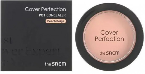 Консилер-корректор цветной «Cover Perfection Pot Concealer», оттенок Peach Beige