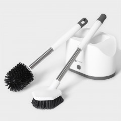 Ёрш для туалета с щёткой - Фото 3