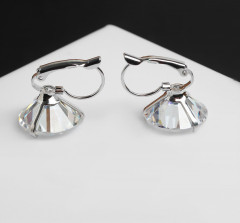 Серьги «Большой сапфир» - Фото 1