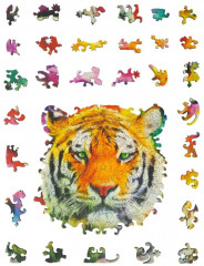 Пазл фигурный «Тигр» - Фото 3