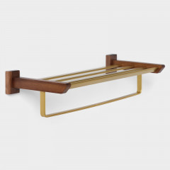 Полка с держателем для полотенец - Фото 3