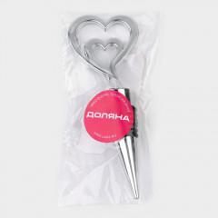 Пробка для бутылки «Двойное сердце» - Фото 2