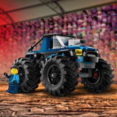 Конструктор City 60402 Синий монстр-трак Blue Monster Truck - Фото 7
