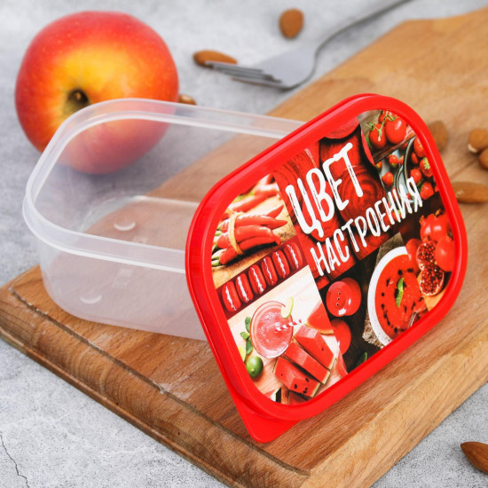 Ланч-бокс «Цвет настроения красный»
