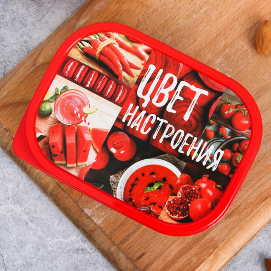 Ланч-бокс «Цвет настроения красный»