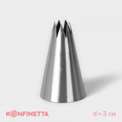 Насадка кондитерская «Открытая звезда» - Фото 1