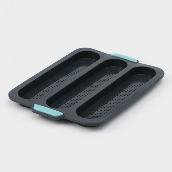 Форма для выпечки силиконовая «Багет»