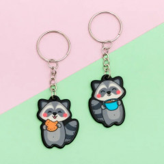 Брелоки парные «Еноты» - Фото 1