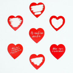 Гирлянда с прищепками и пожеланиями-валентинками «Моей половинке» - Фото 4