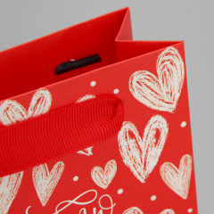 Пакет подарочный «Люблю тебя» - Фото 4