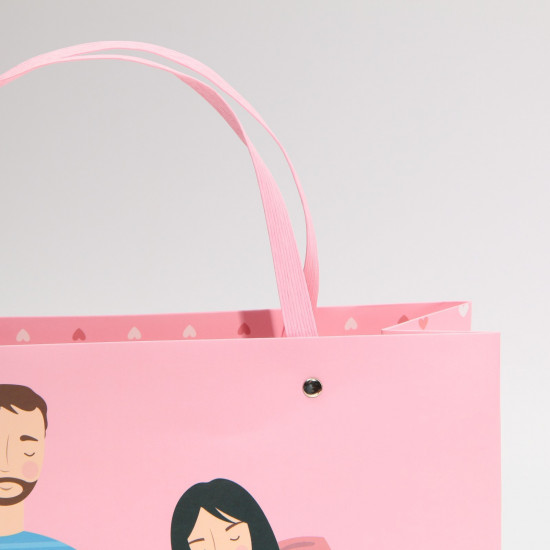 Пакет подарочный «С любовью»