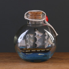 Корабль сувенирный в бутылке «Be happy» - Фото 1