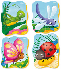 Пазл мягкий «Букашки» - Фото 1