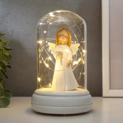 Сувенир в колбе «Ангел-девочка с пухлыми щёчками» - Фото 1