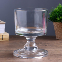 Подсвечник «Широкий низкий бокал» - Фото 1