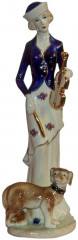 Статуэтка «Леди со скрипкой и собакой» - Фото 1