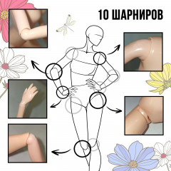 Кукла-модель шарнирная «Высокая мода» - Фото 4