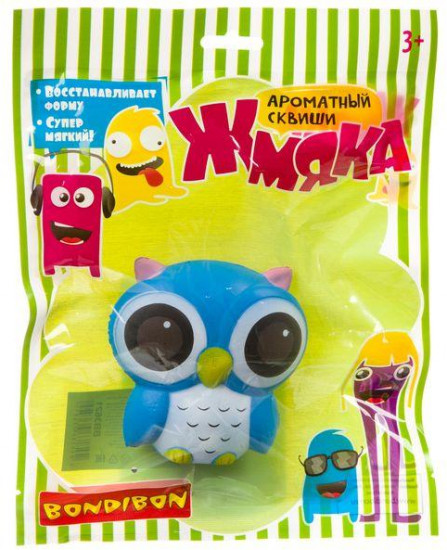Игрушка-сквиш ароматизированная «Сова»